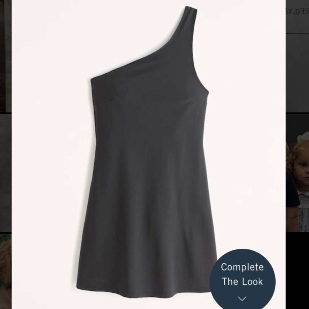 NWOT Black Dress + skort underneath